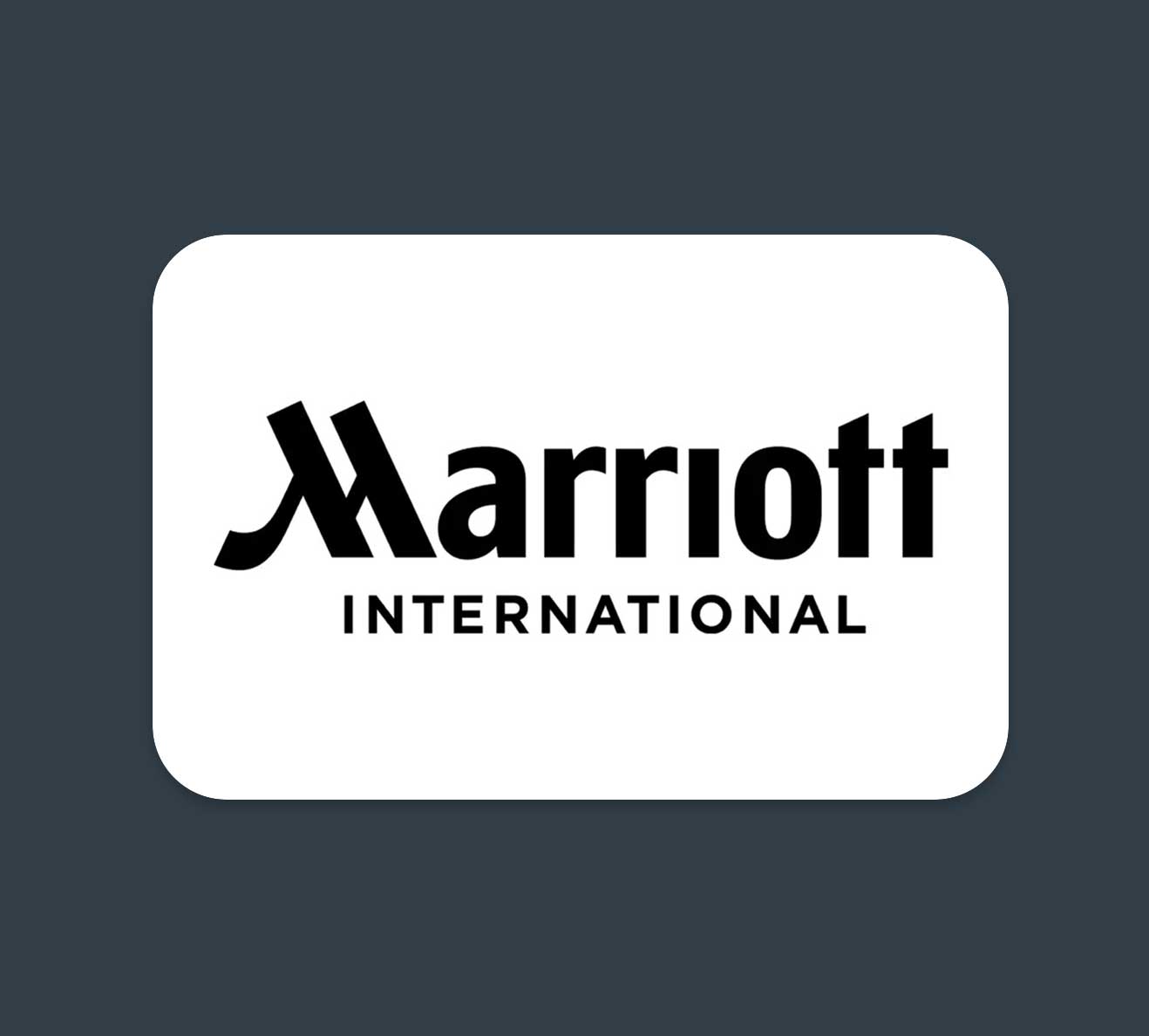 Marriott International approved vendor