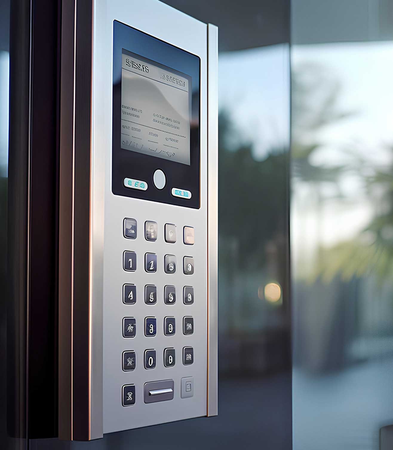 Building entry system compliance illustration