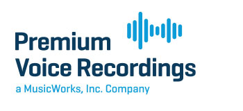 www.PremiumVoiceRecordings.com logo