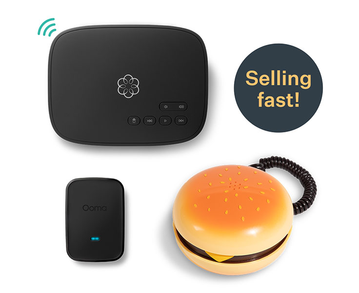 Ooma Hamburger Phone Bundle