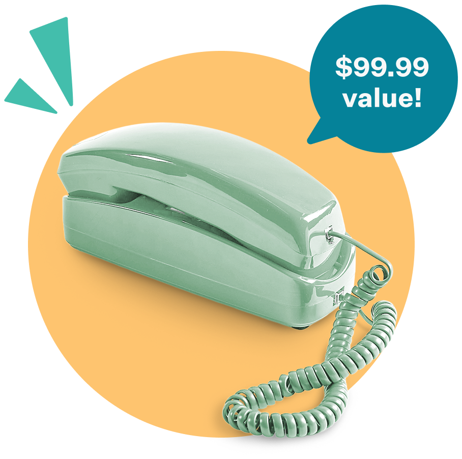 Green MyPhone handset