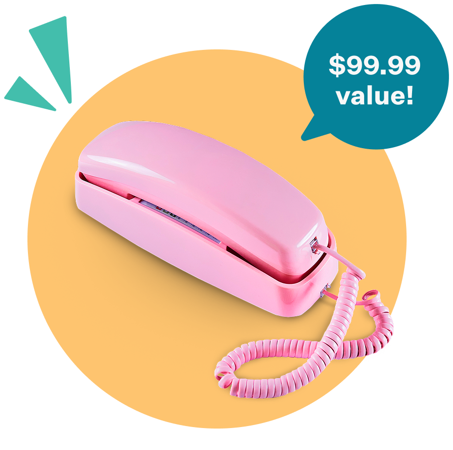 Pink MyPhone handset