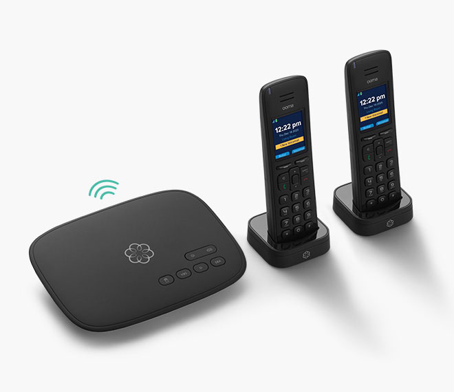 Ooma Telo Air + Two HD3 Handsets