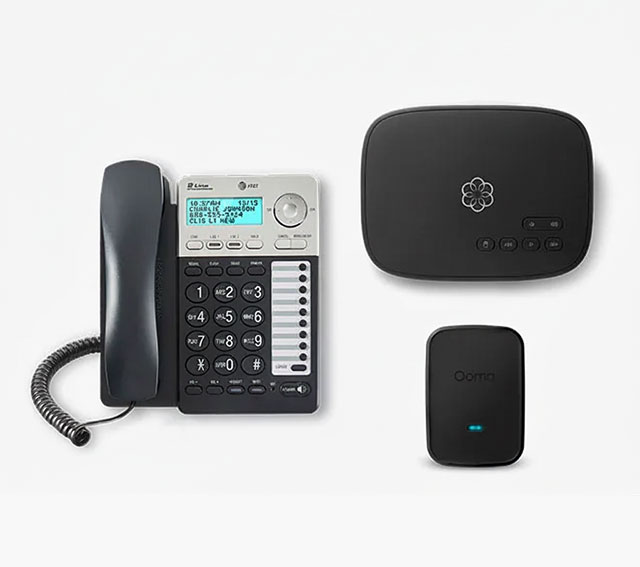 Ooma Telo Home Office Phone Bundle