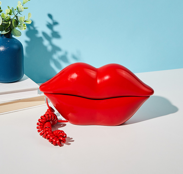 Ooma Telo Lips Phone Lifestyle