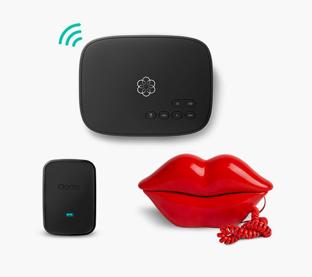Ooma Telo Lips Phone