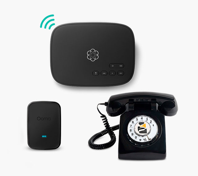 Ooma Rotary Phone Bundle
