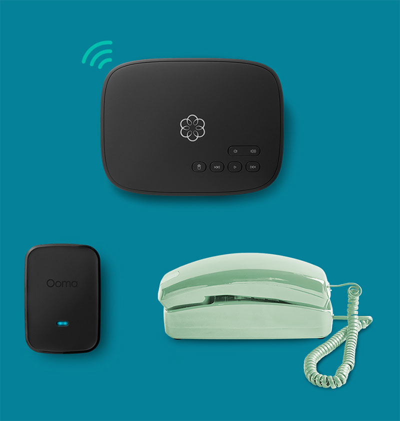 Green Trimline Phone