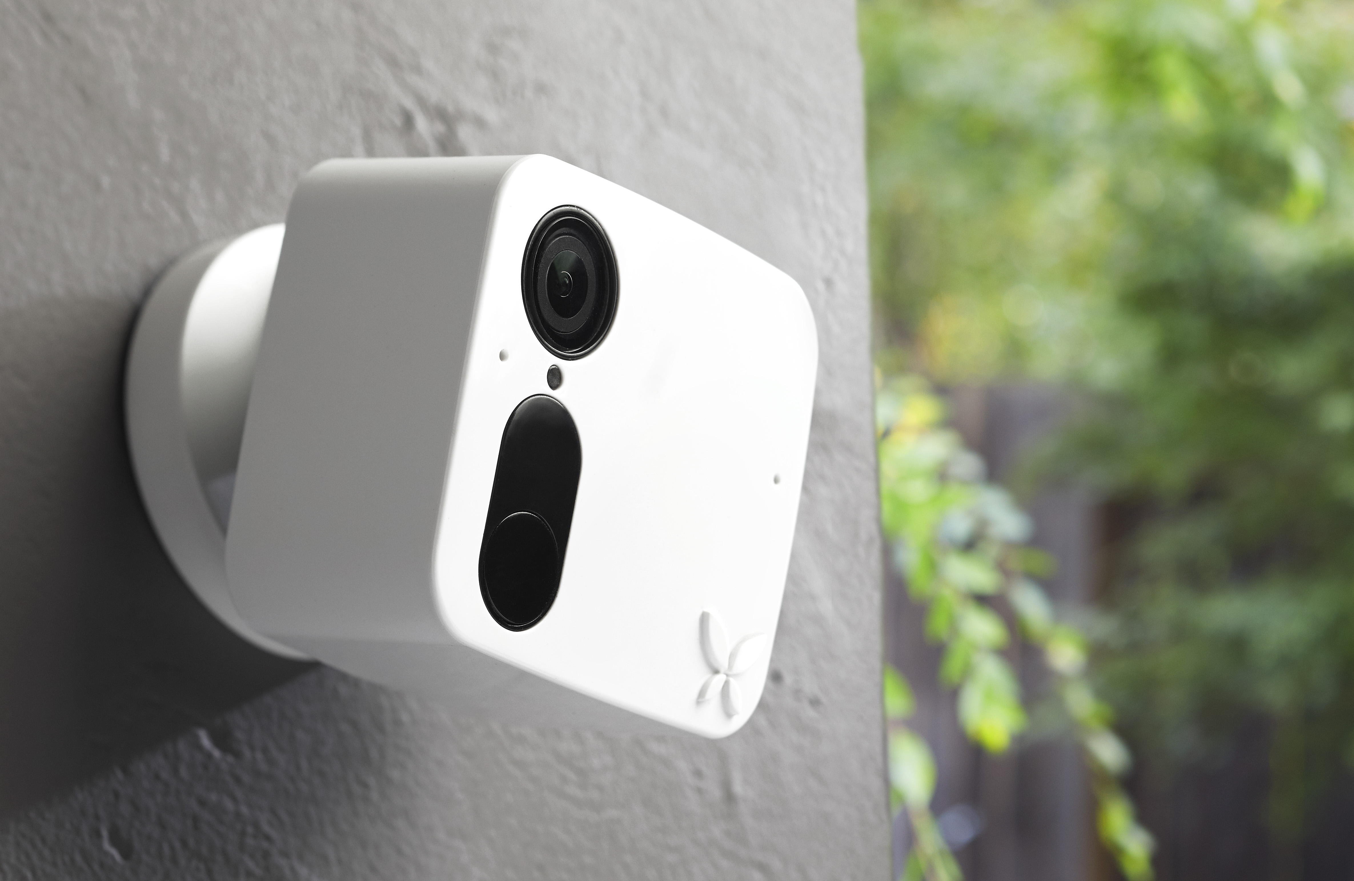 Ooma Smart Cam - mounted outdoors