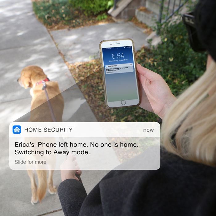 home security geofencing