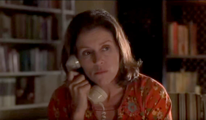 Elaine Miller talks on the phone in Almost Famous
