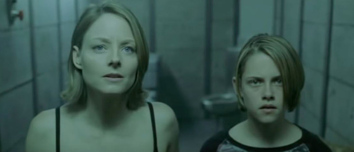 Meg Altman and daughter are scared in their panic room