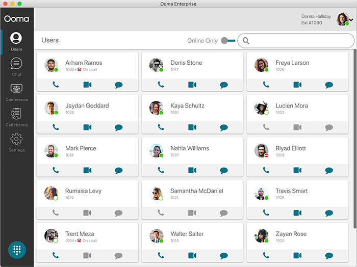 enterprise VoIP Ooma versus RingCentral